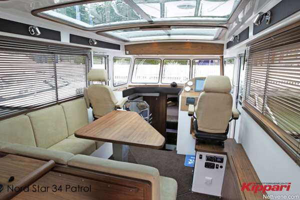 Arkiasun sisällä ylellisyyttä: Nord Star 34 Patrol